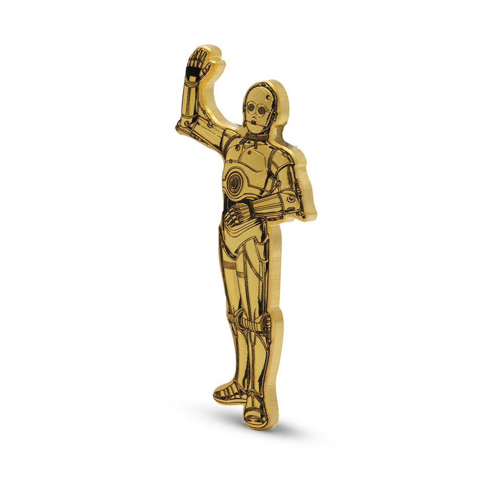 2025 $2 Star Wars™ Droid Series: C-3PO Pure Silver Coin