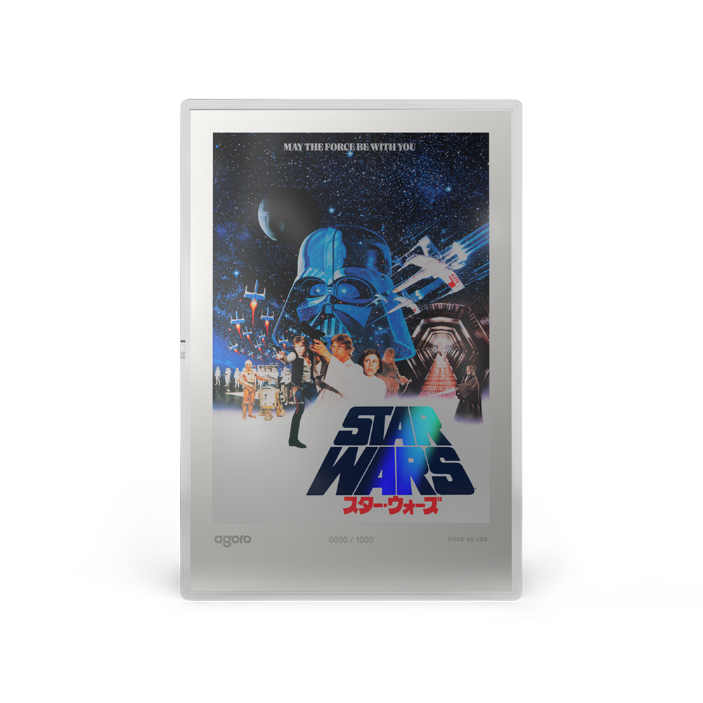 2026 $2 Star Wars™: A New Hope Japanese Movie Poster - Pure Silver Foil