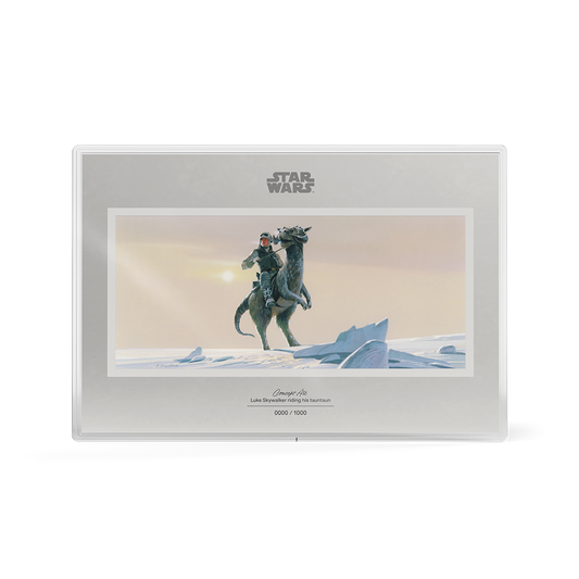 2026 $2 Star Wars™: Luke Skywalker Riding His Tauntaun - Pure Silver Foil