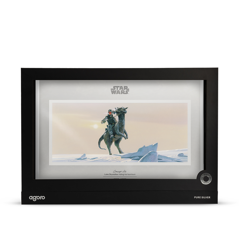 2026 $2 Star Wars™: Luke Skywalker Riding His Tauntaun - Pure Silver Foil