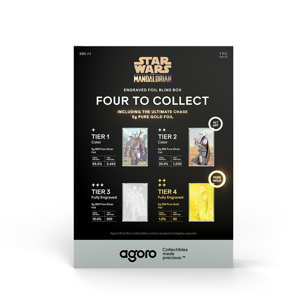 2026 $1 Star Wars: The Mandalorian - Pure Silver Coin Blind Box