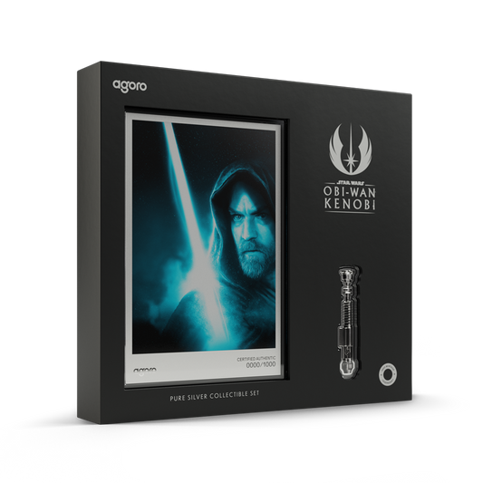 2026 $2 Star Wars Lightsaber Radiance Collection: Obi Wan Kenobi - Pure Silver Foil and Coin