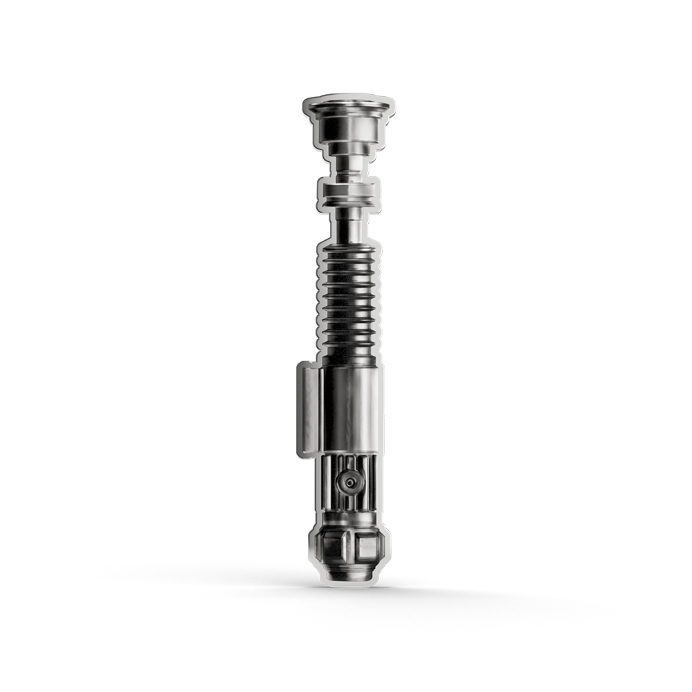 2026 $2 Star Wars Lightsaber Radiance Collection: Obi Wan Kenobi - Pure Silver Foil and Coin