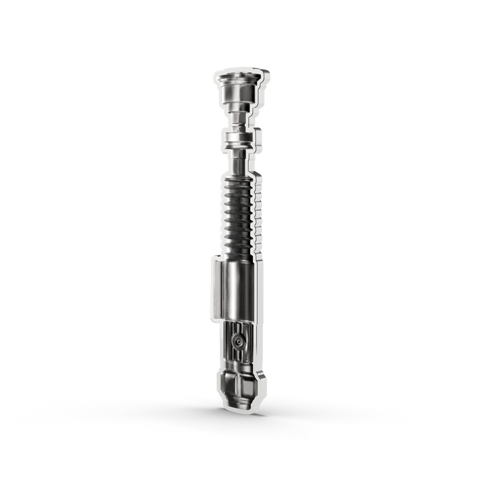2026 $2 Star Wars Lightsaber Radiance Collection: Obi Wan Kenobi - Pure Silver Foil and Coin