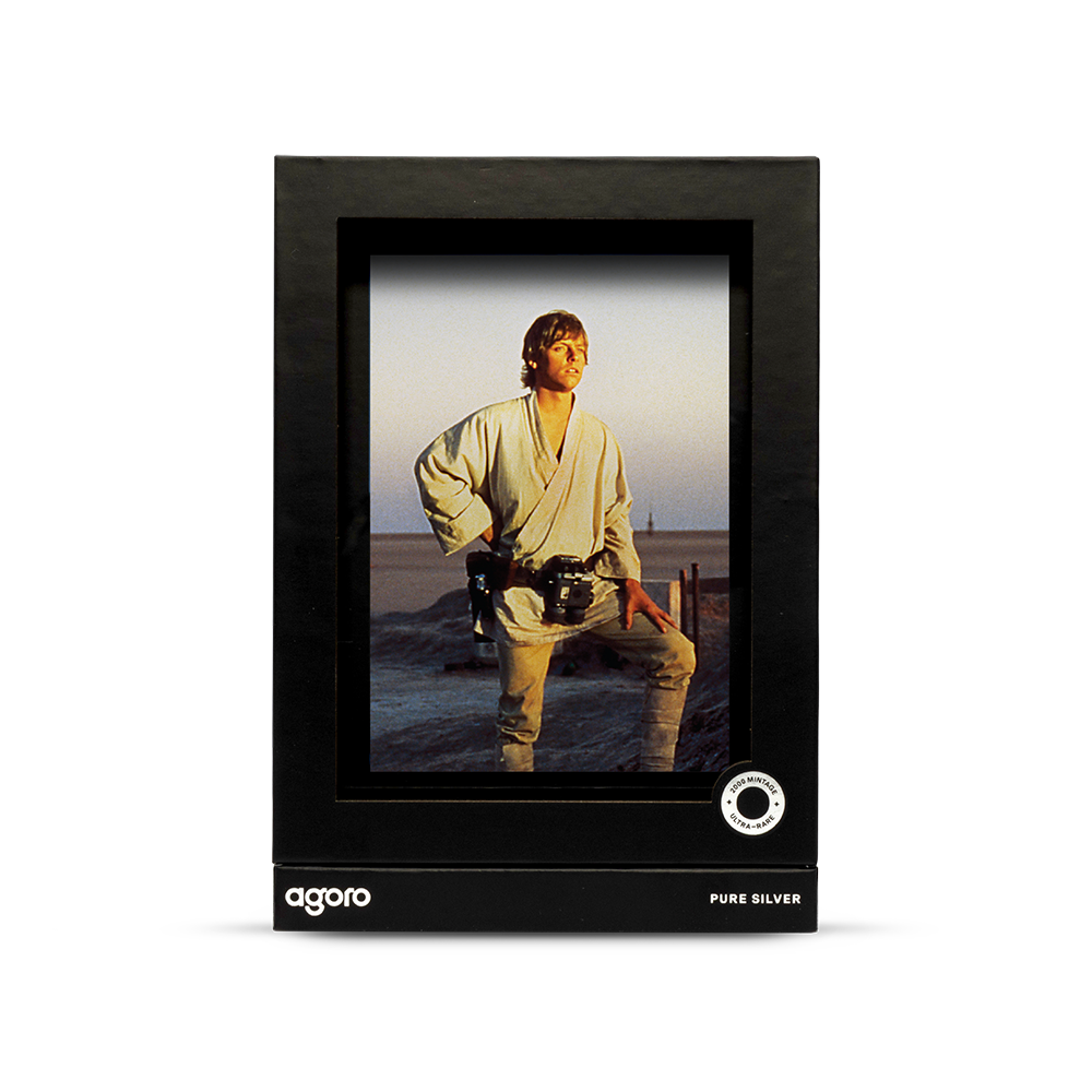 2026 $1 Star Wars Sketch Art: Luke Skywalker - Pure Silver Foil
