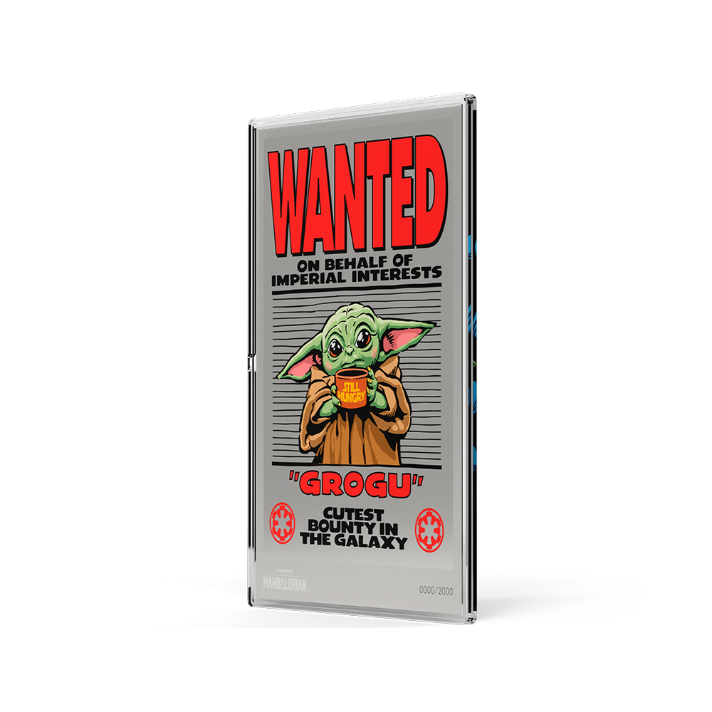 2026 $1 Star Wars The Mandalorian™ - Wanted: Grogu - Pure Silver Foil