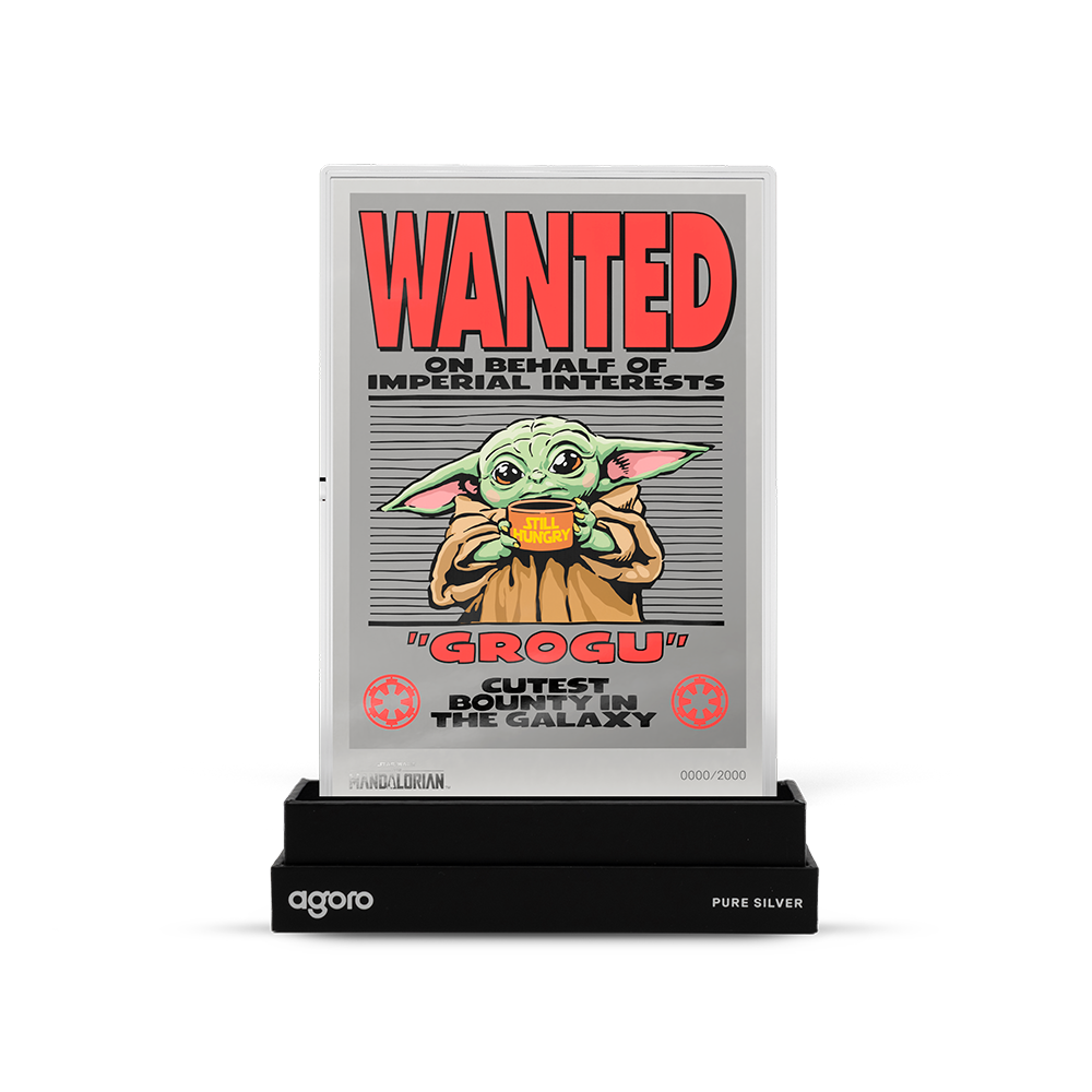 2026 $1 Star Wars The Mandalorian™ - Wanted: Grogu - Pure Silver Foil