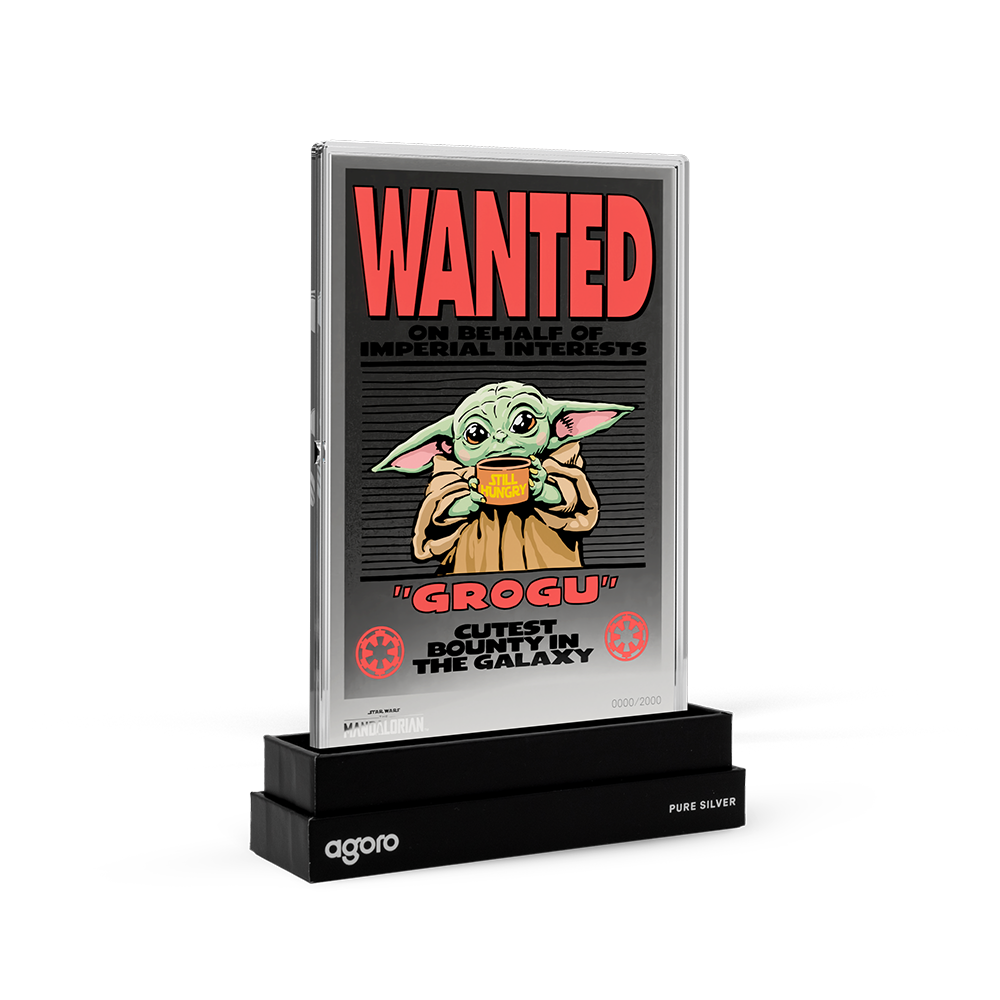 2026 $1 Star Wars The Mandalorian™ - Wanted: Grogu - Pure Silver Foil