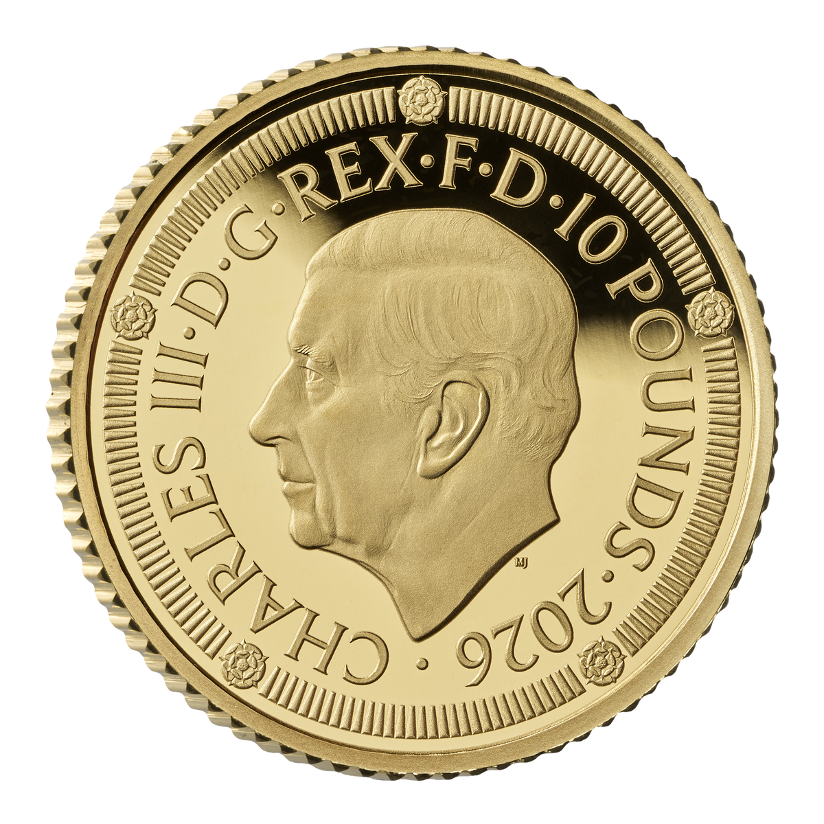 2026 10 Pounds 500 Years of the Crown - Pure Gold Coin