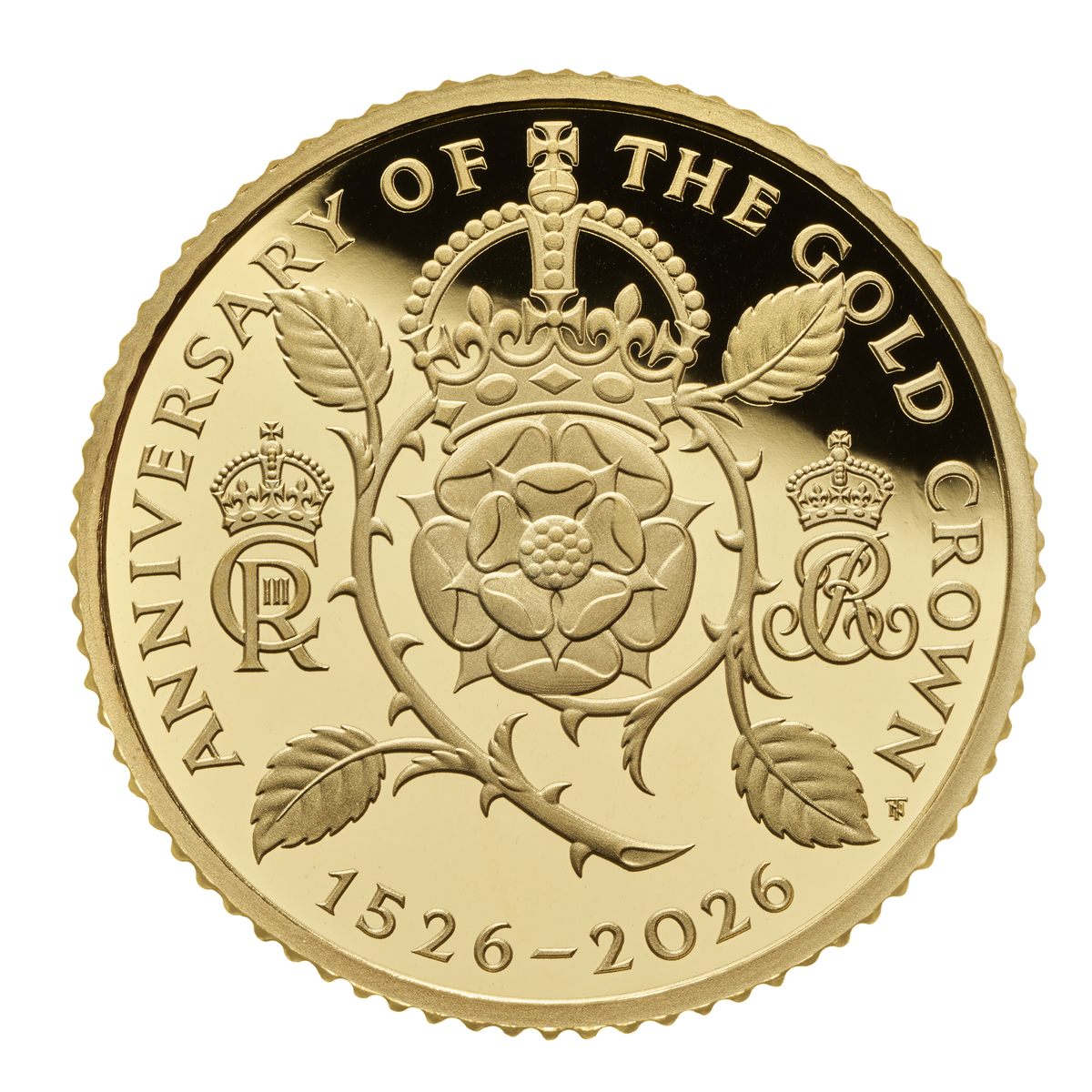 2026 10 Pounds 500 Years of the Crown - Pure Gold Coin