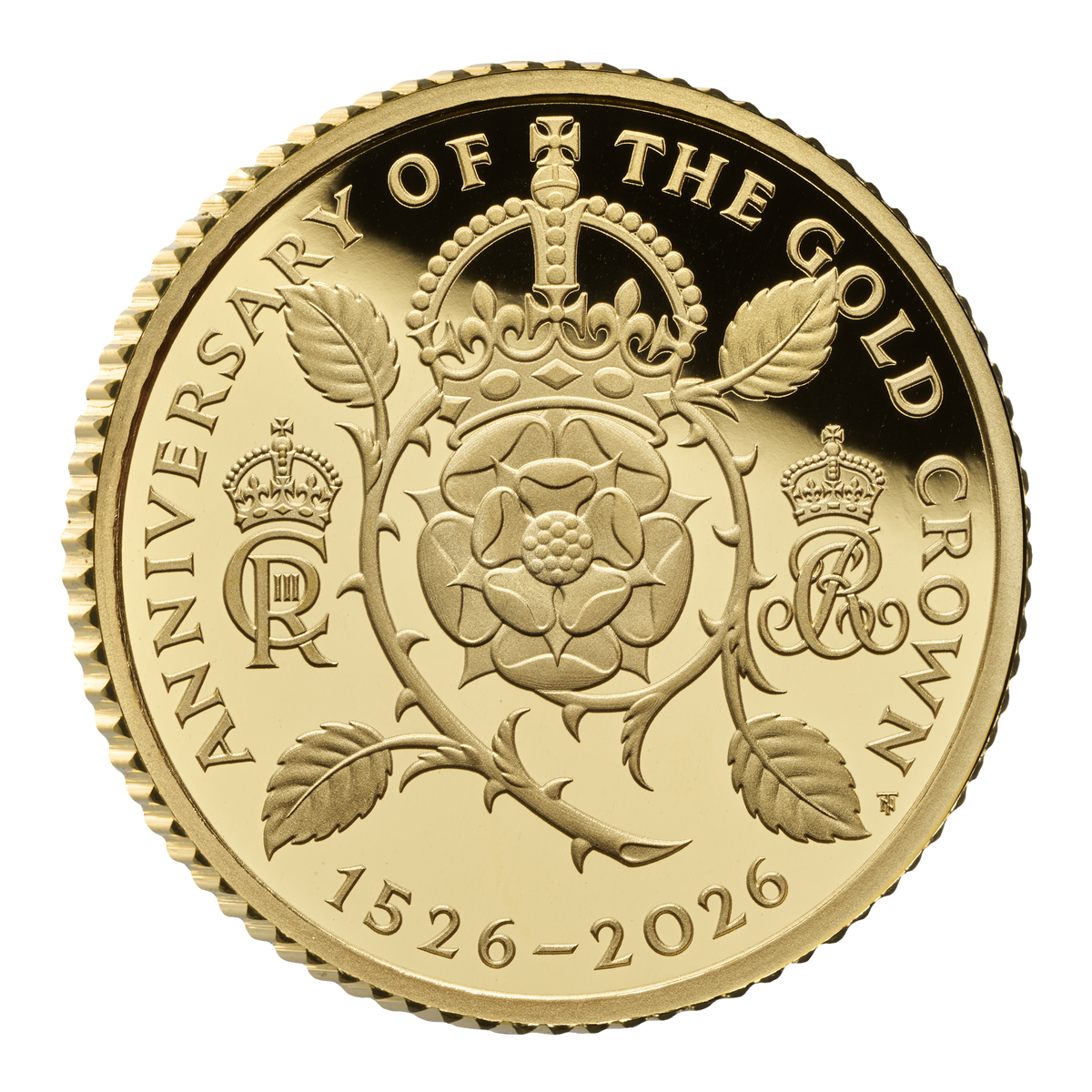 2026 10 Pounds 500 Years of the Crown - Pure Gold Coin