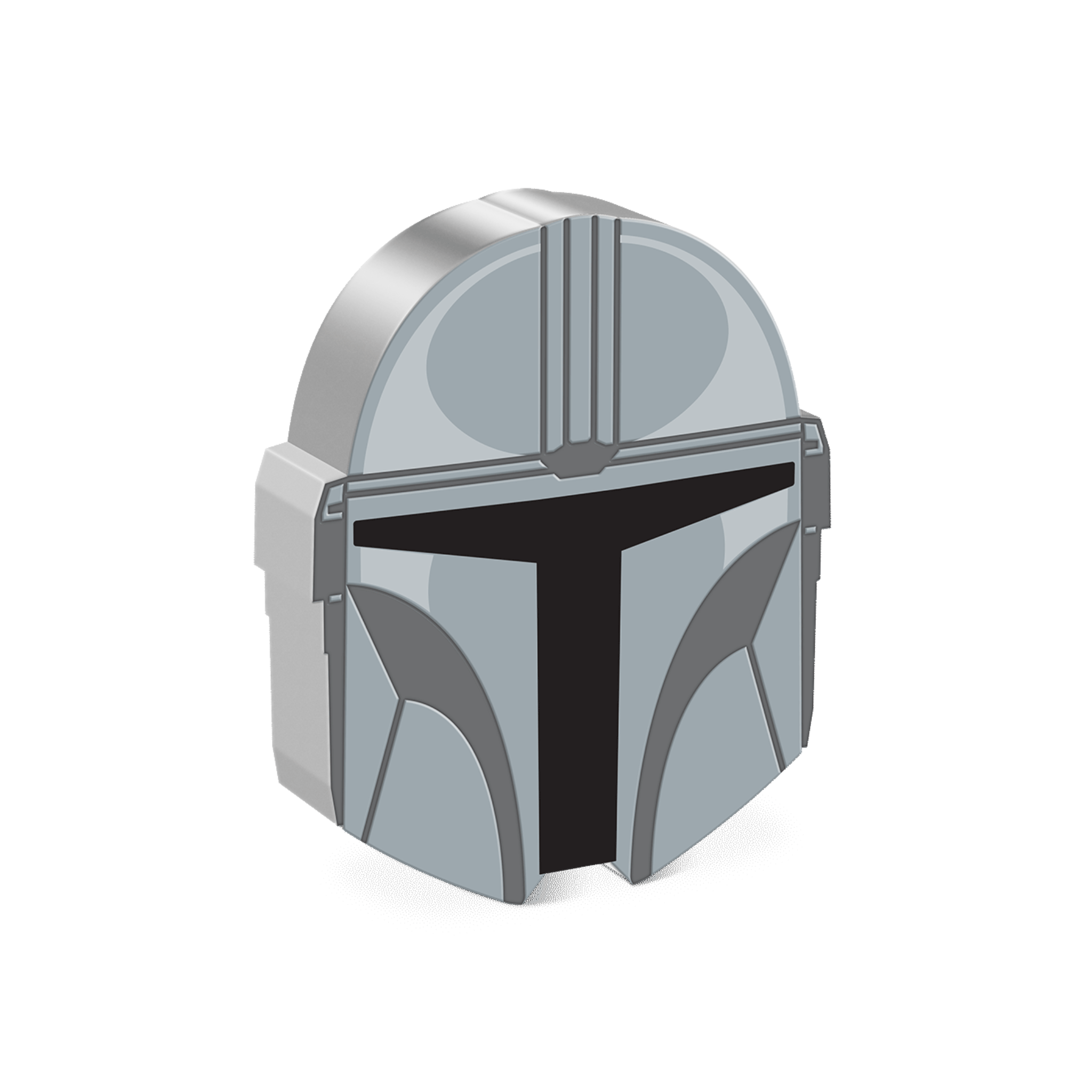 2023 $2 The Mandalorian Helmets: Din Djarin - Pure Silver Coin