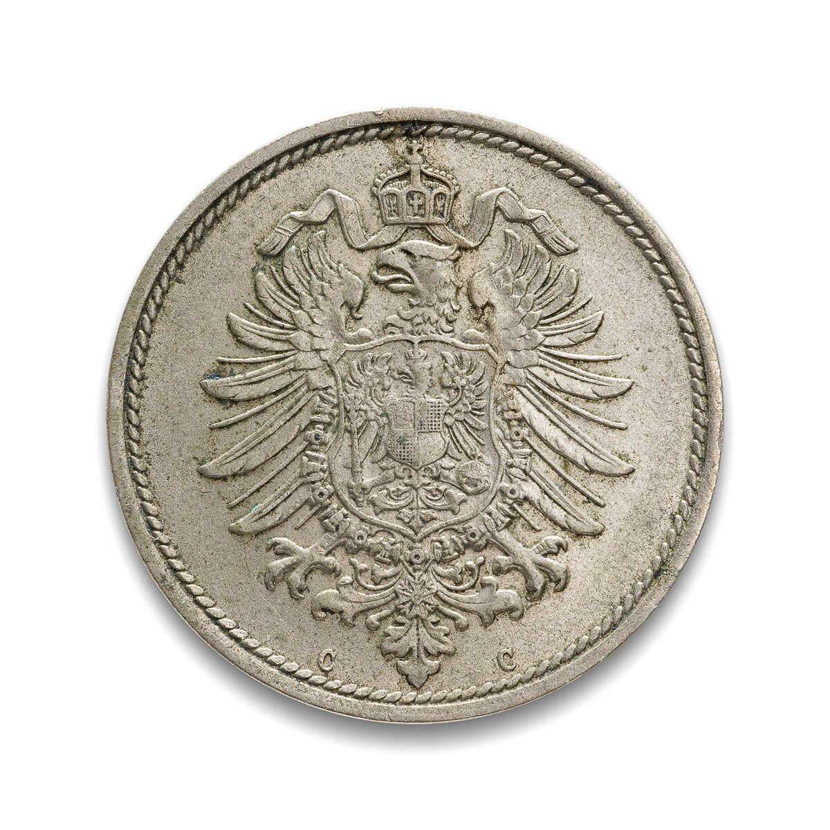 Germany 10 Pfenning 1875C EF-40