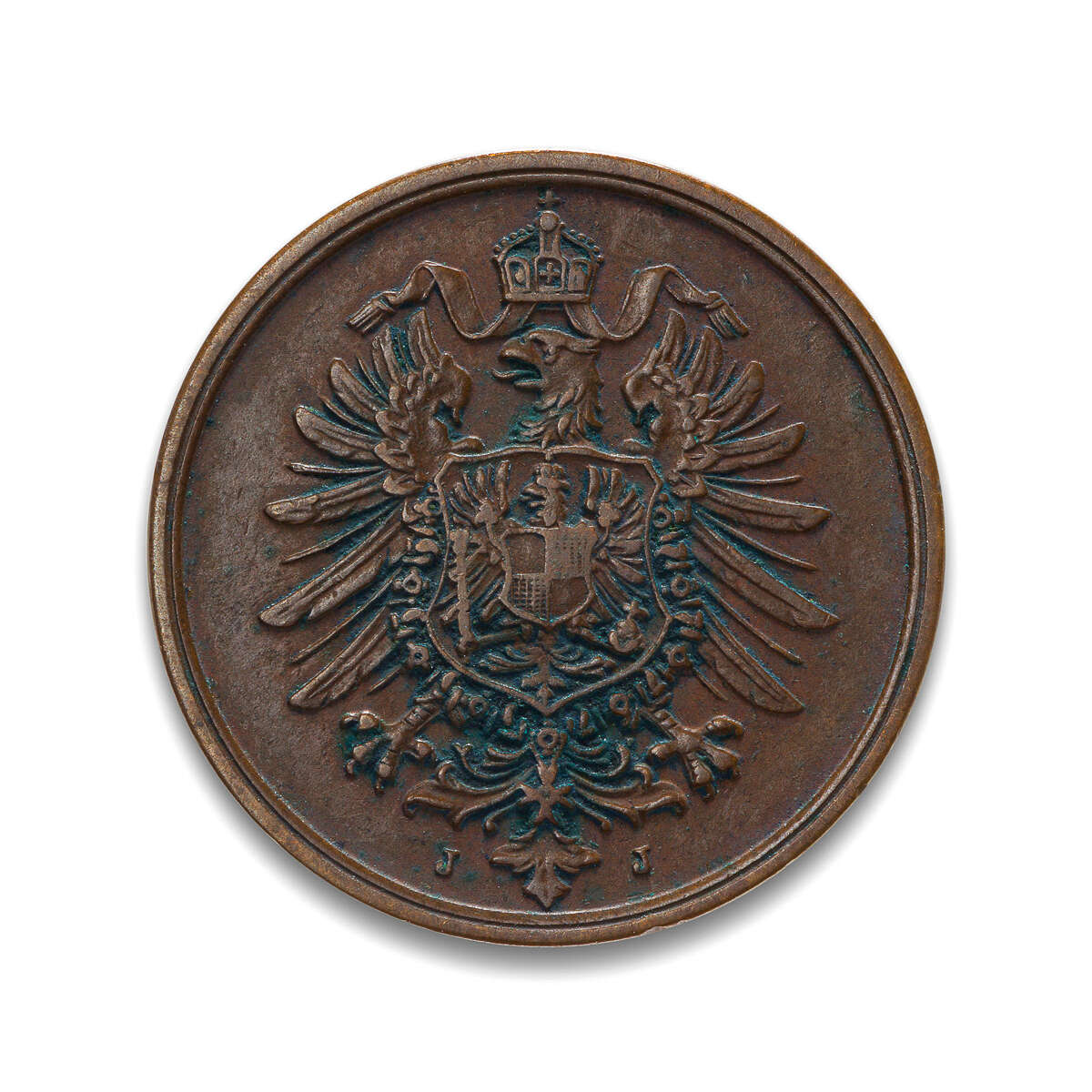 Germany 2 Pfenning 1875J EF-40