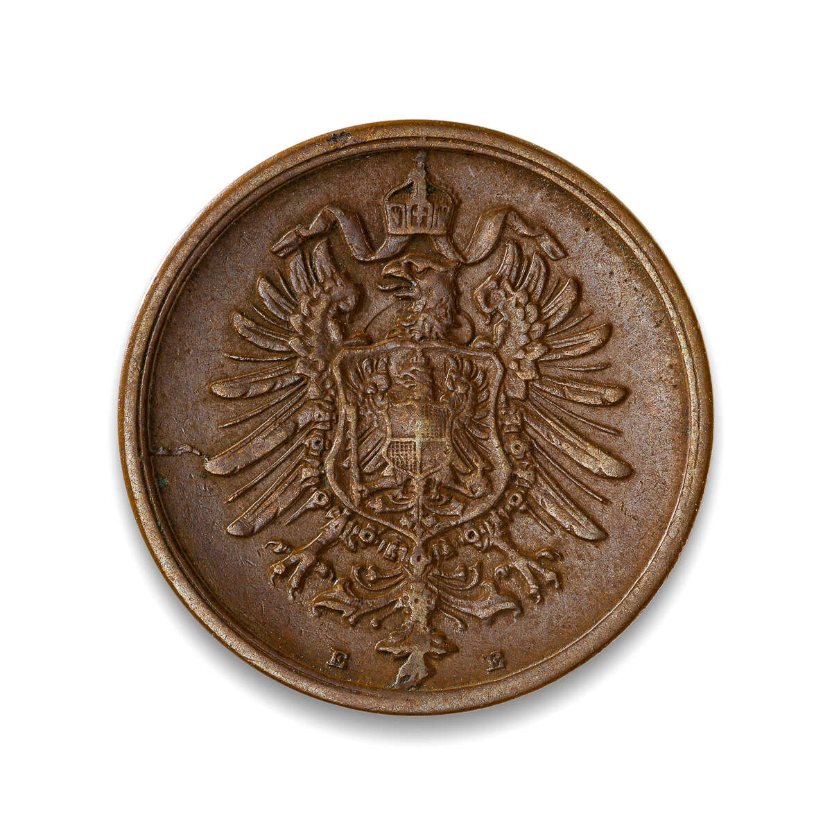 Germany 2 Pfenning 1874F EF-40