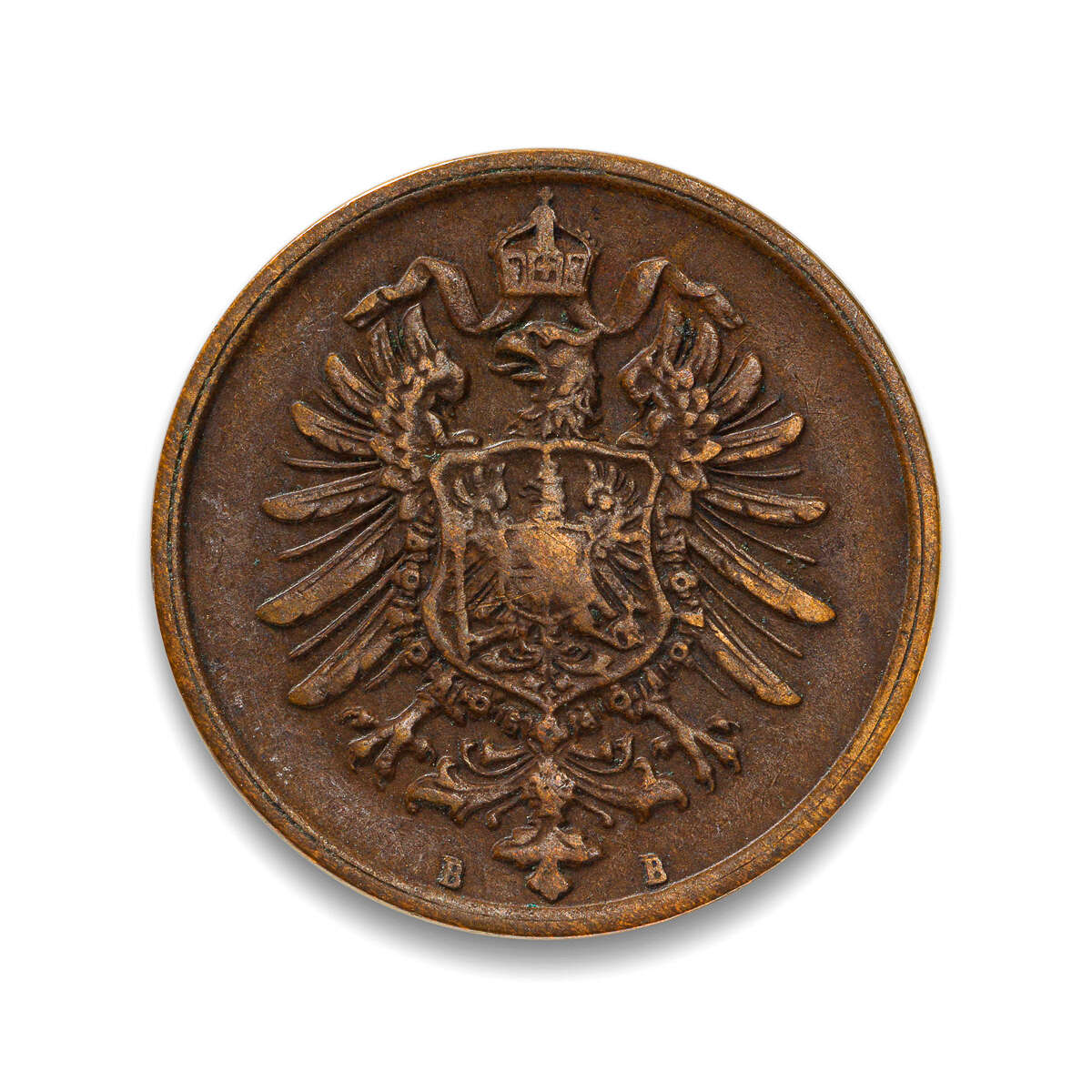 Germany 2 Pfenning 1875B EF-45