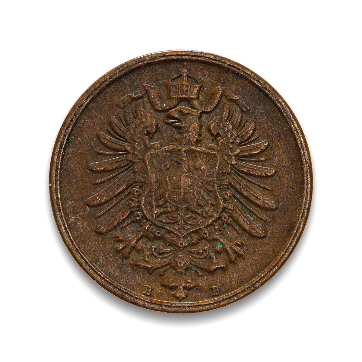 Germany 2 Pfenning 1874B EF-40