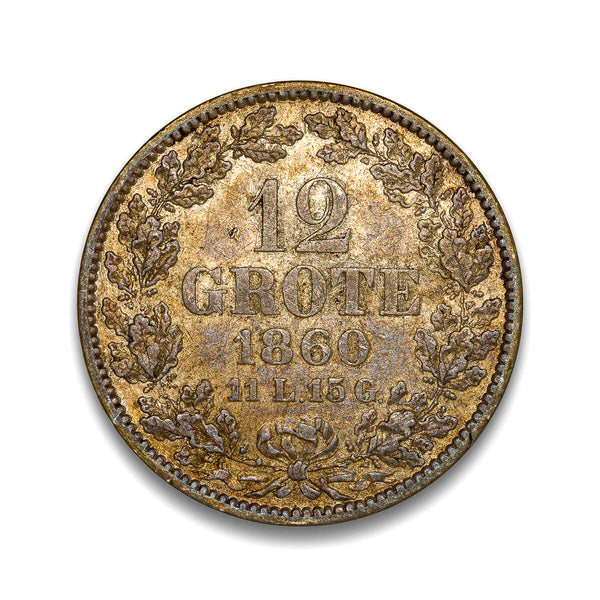 Germany 12 Grote 1860 VF-30
