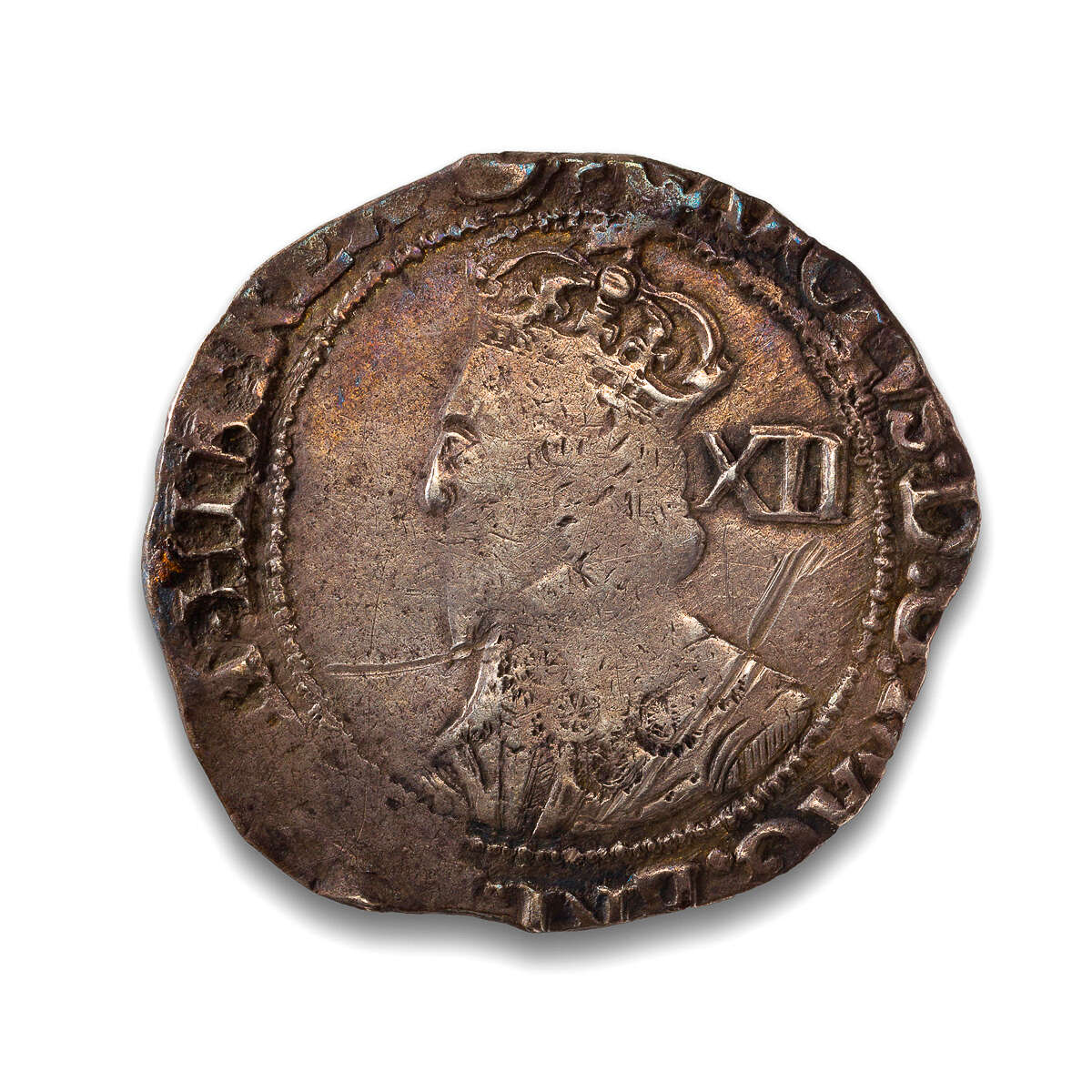 England Shilling 1644 F-15