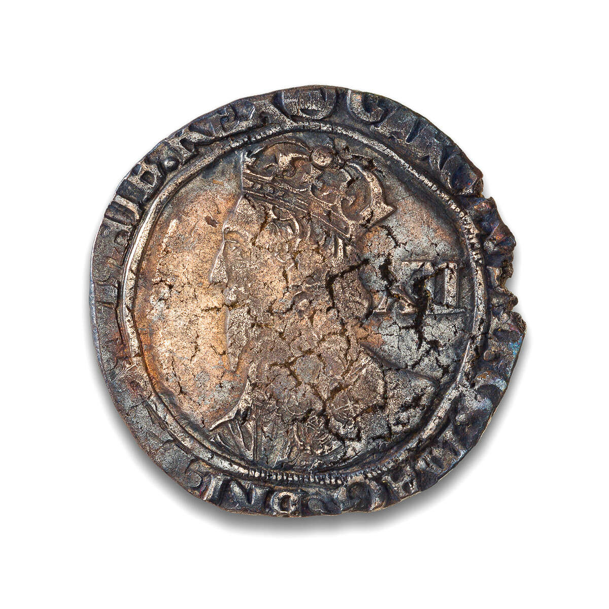 England Shilling 1641 F-15