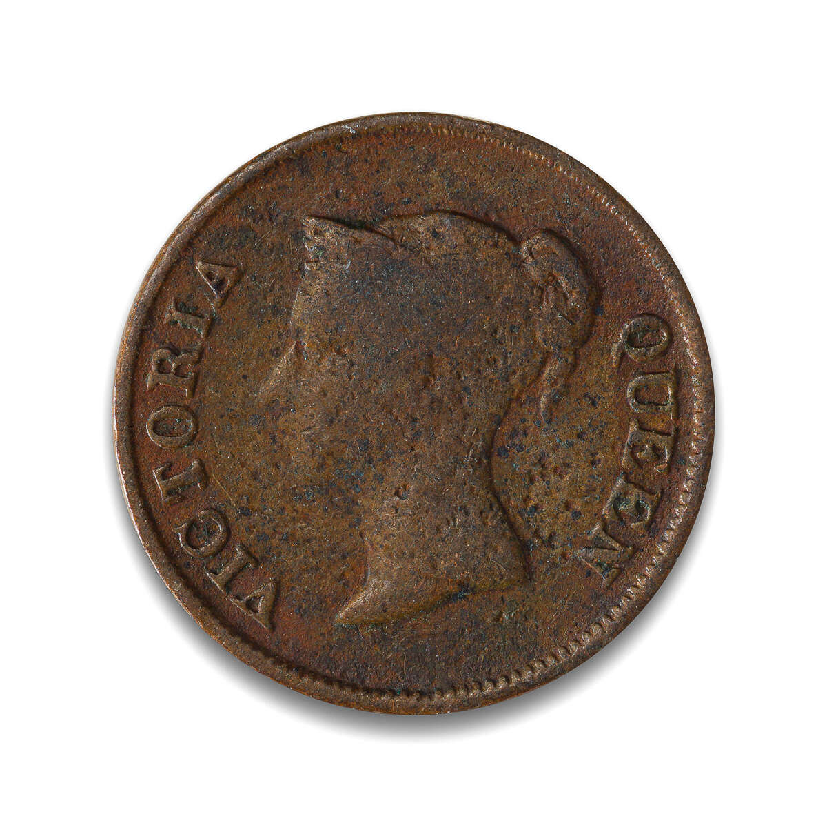 Straits Settlements 1/4 Cent 1862 F-12