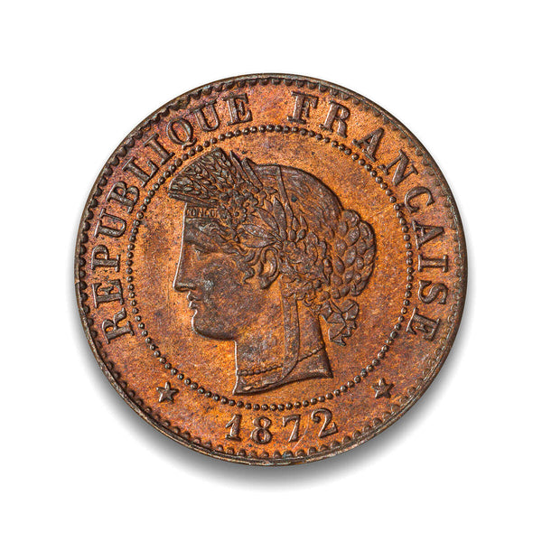 France Centime 1872A MS-60
