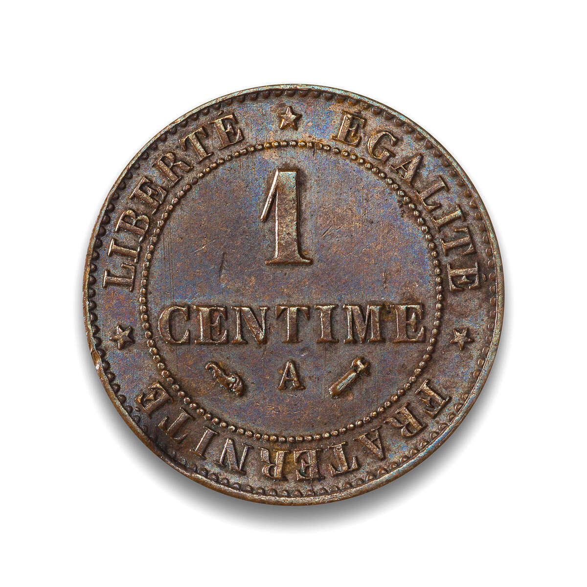 France Centime 1886A MS-60