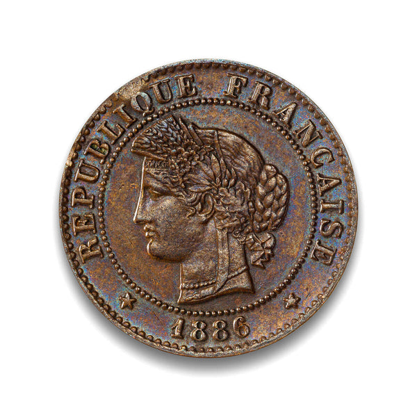 France Centime 1886A MS-60
