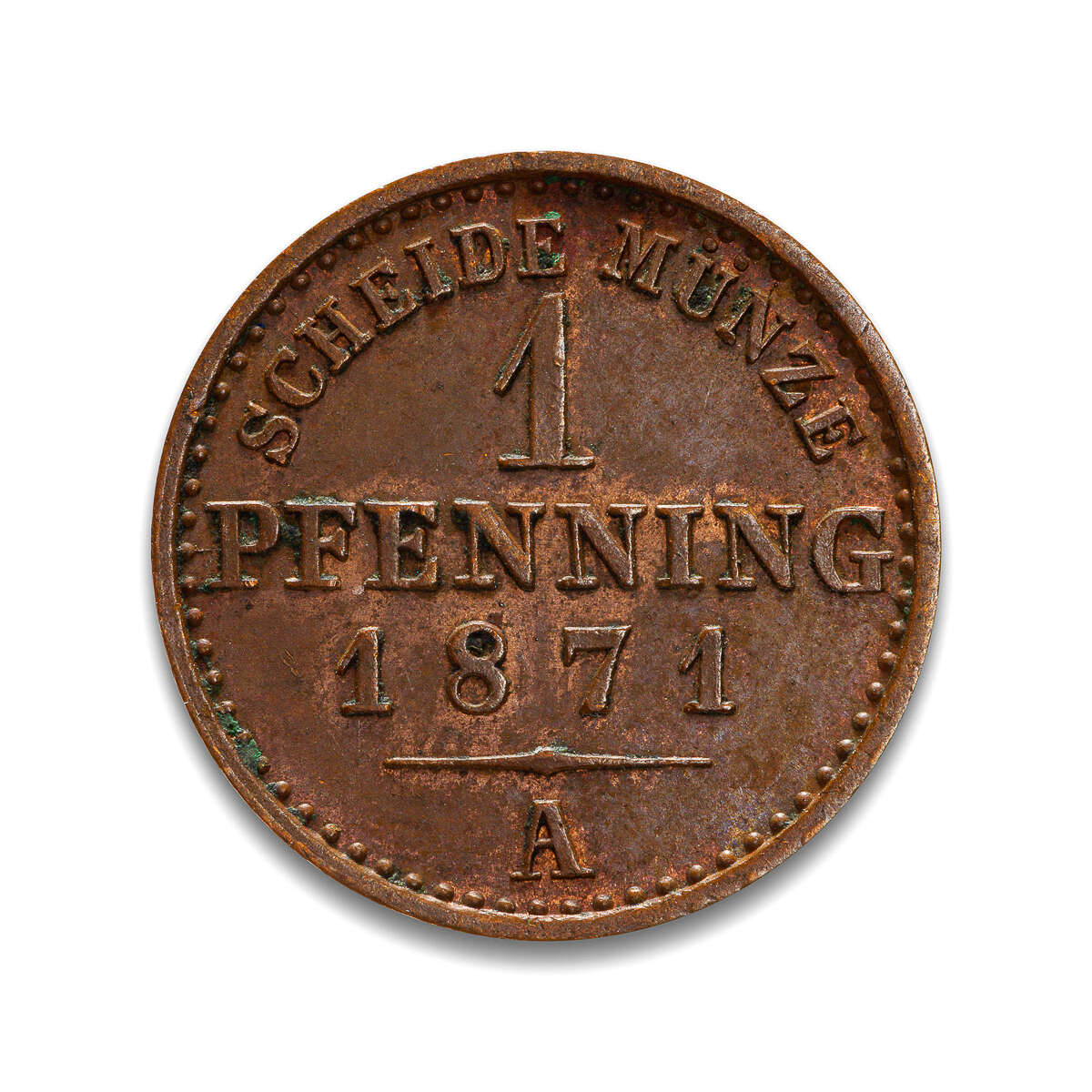 Germany Pfenning 1871A MS-60