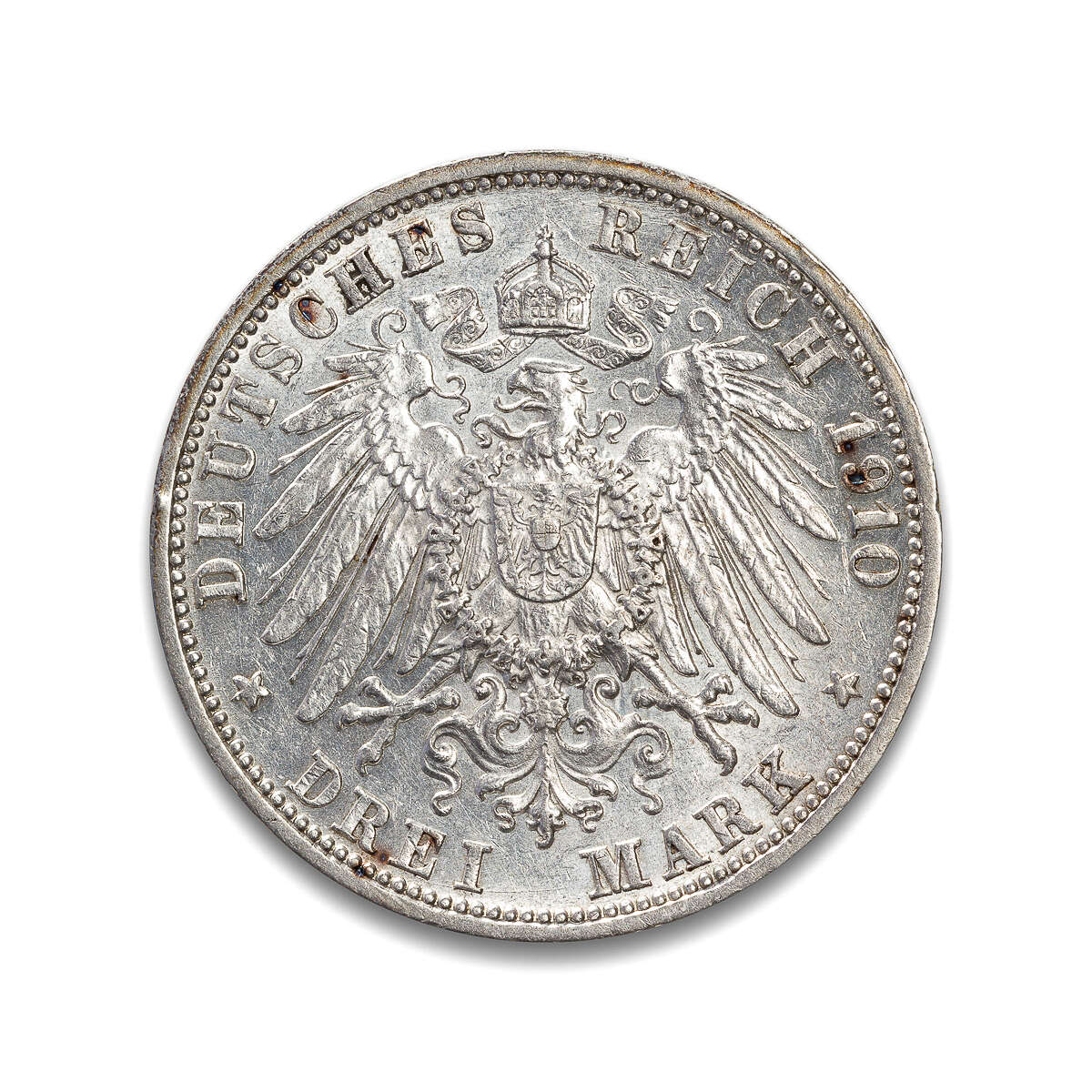 Germany 3 Marks 1910[G] AU-55