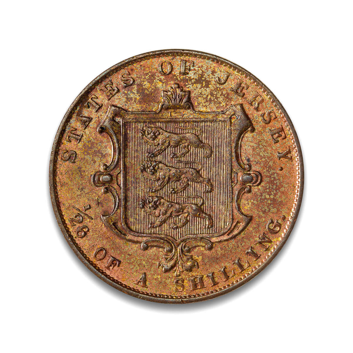 Jersey 1/26 Shilling 1861 AU-50