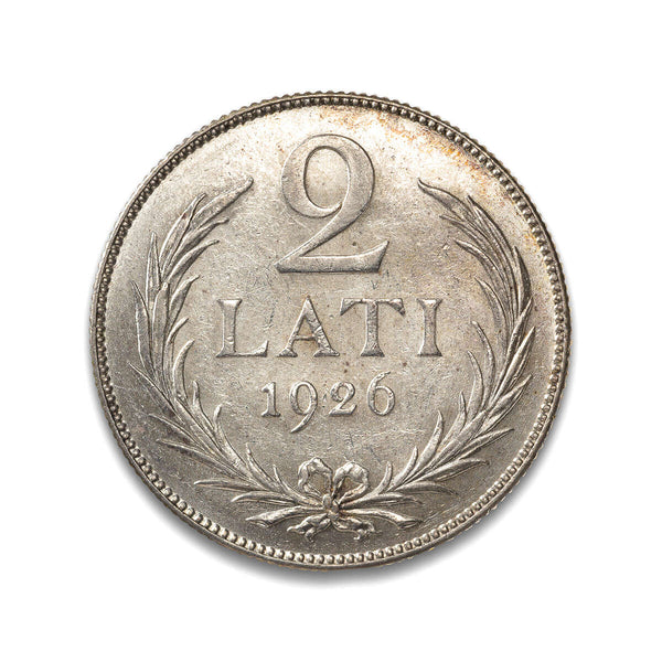 Latvia 2 Lats 1926 MS-60