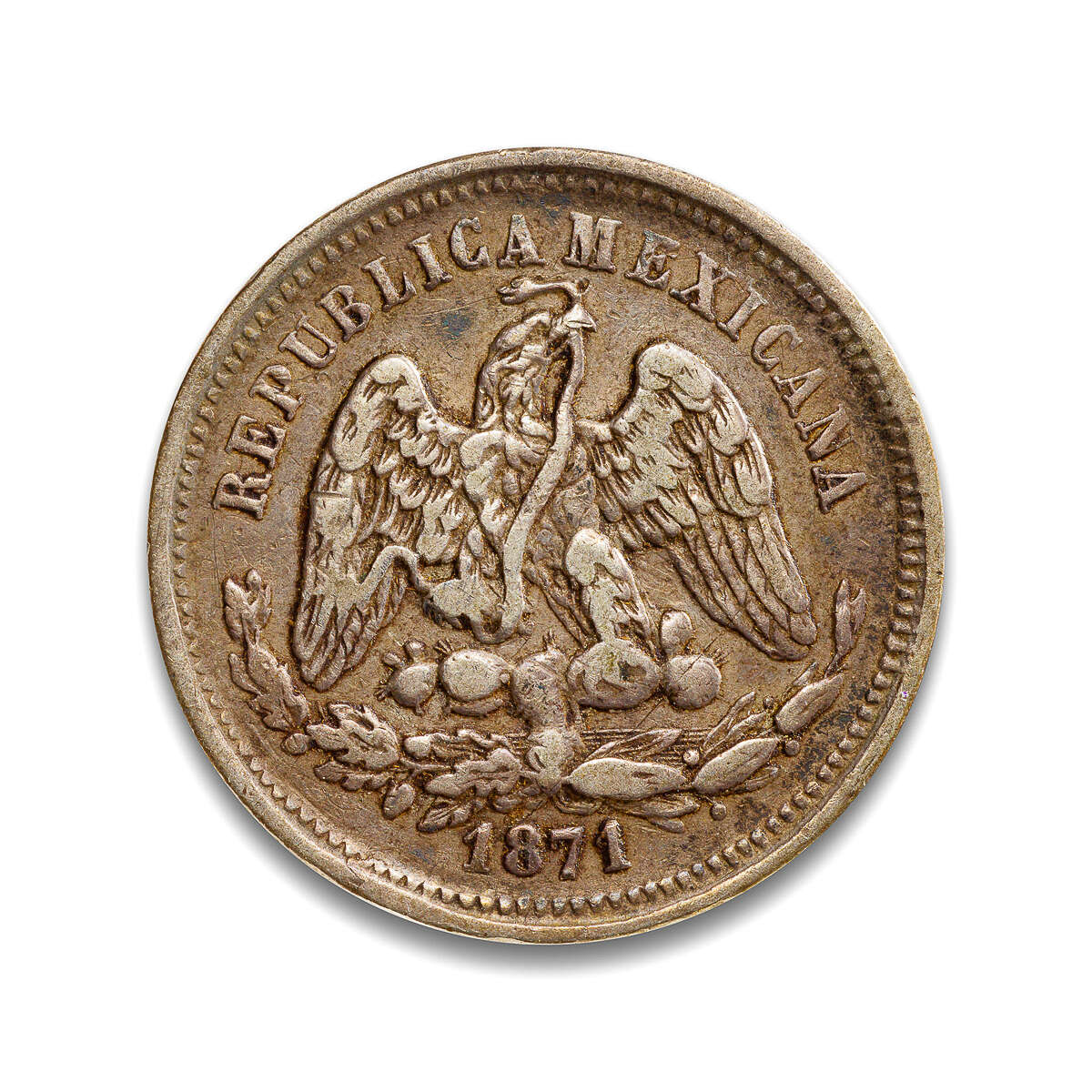 Mexico 50 Centavos 1871 VF-20