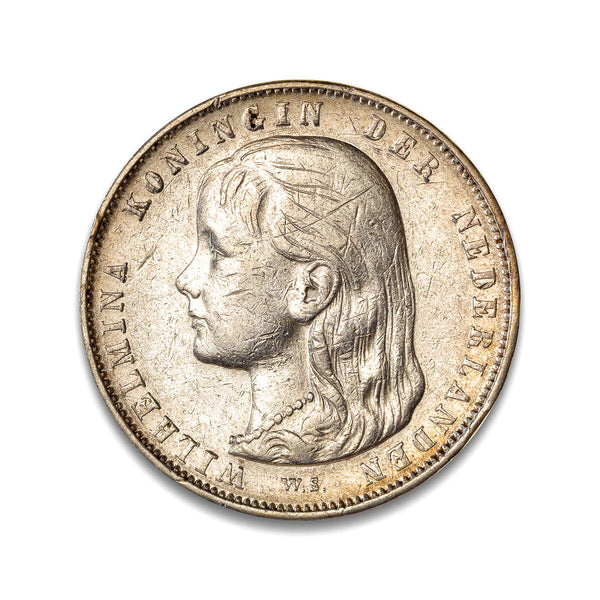 Netherlands 1 Gulden 1892 EF-40