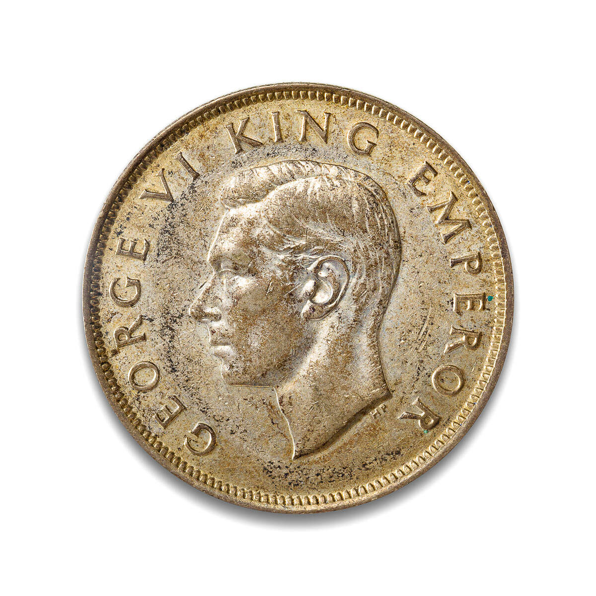 New Zealand Half Crown 1941 George VI EF-40