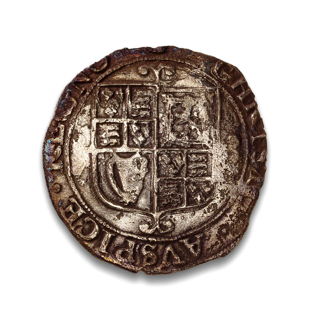 England Shilling 1641 Charles I VF-20