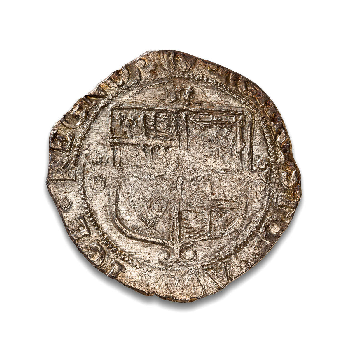 England Shilling 1644 Charles I VF-20