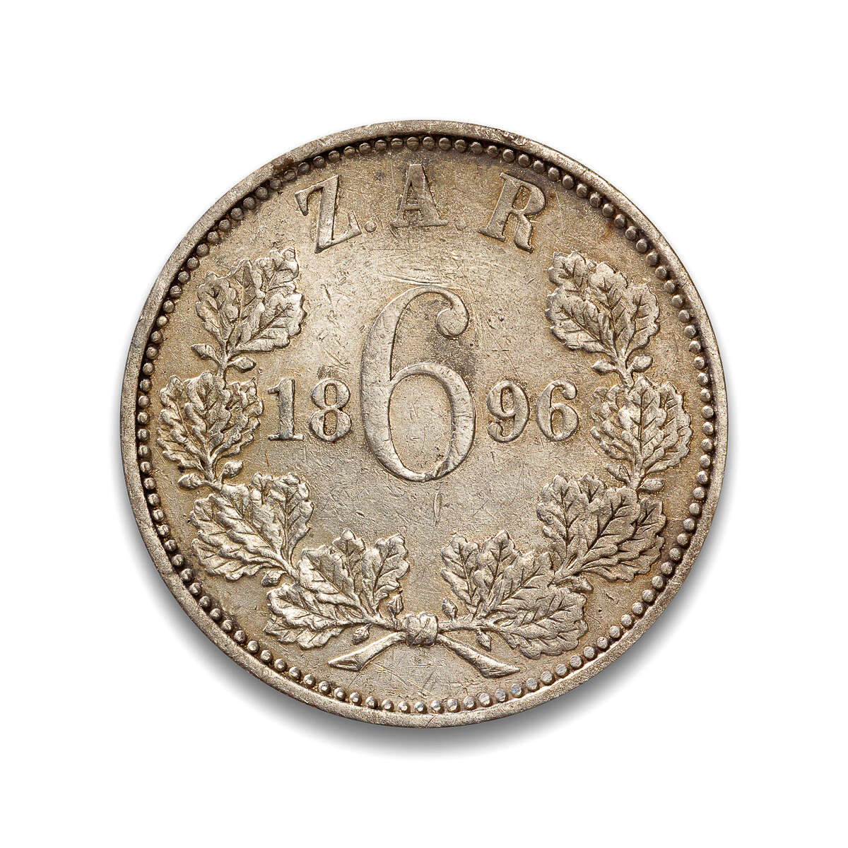 South Africa 6 Pence 1896 EF-40