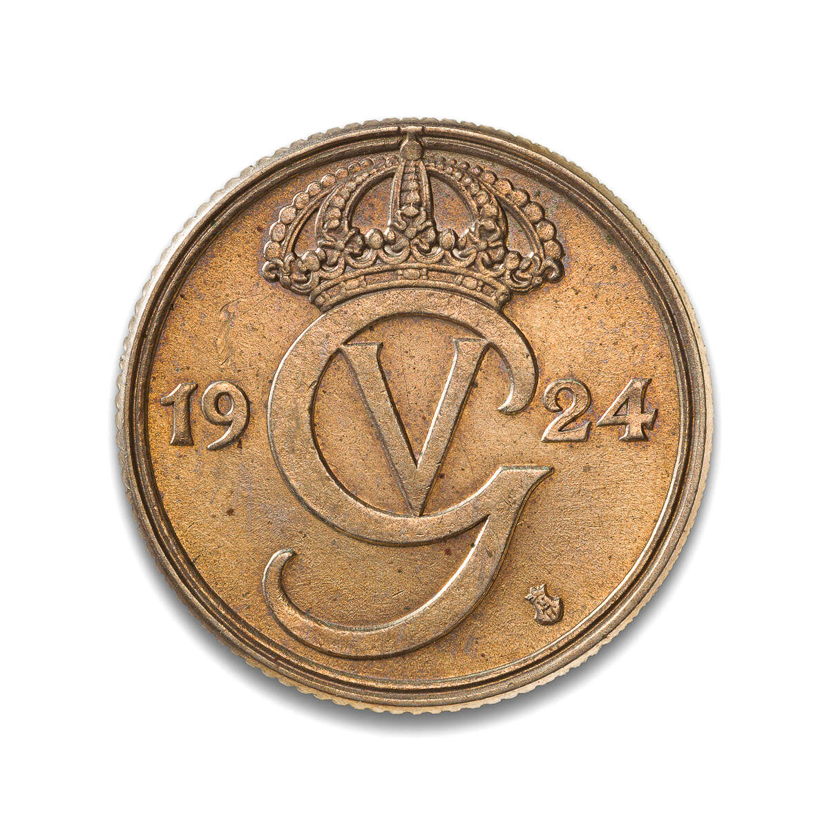 Sweden 50 Ore 1924 Gustaf V MS-60