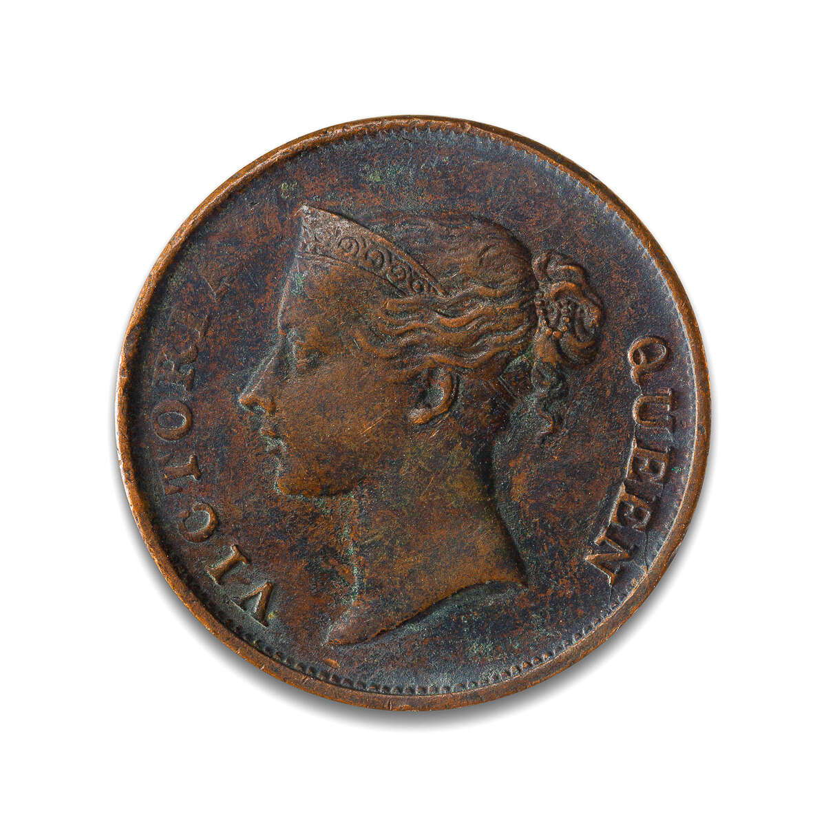 Straits Settlements 1 Cent 1862 Victoria VF-30