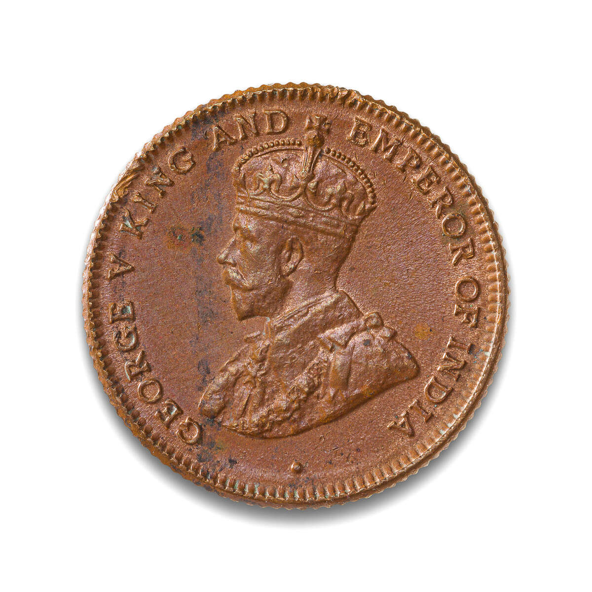 Straits Settlements 1/4 Cent 1916 George V AU-50