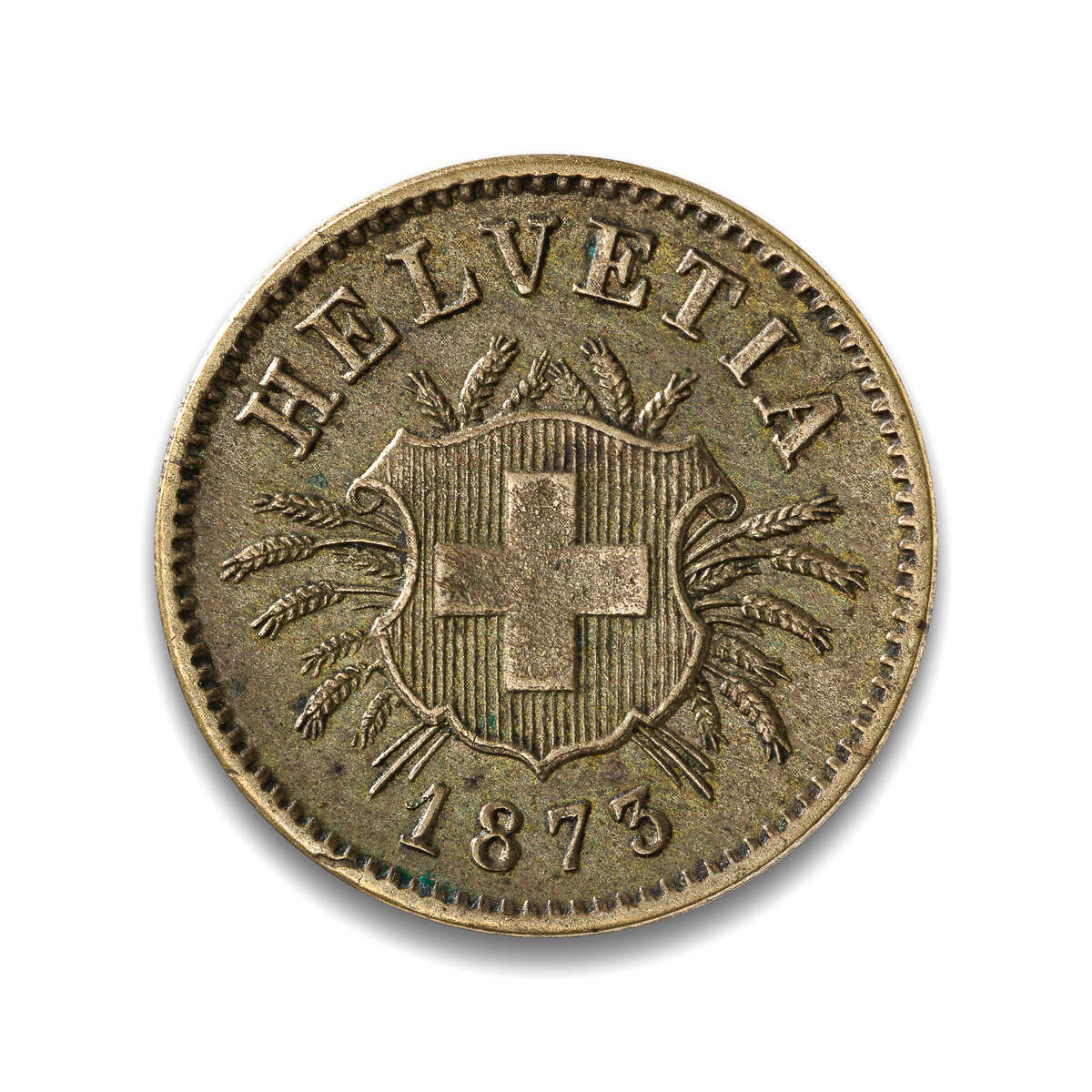 Switzerland 5 Rappen 1873 EF-40