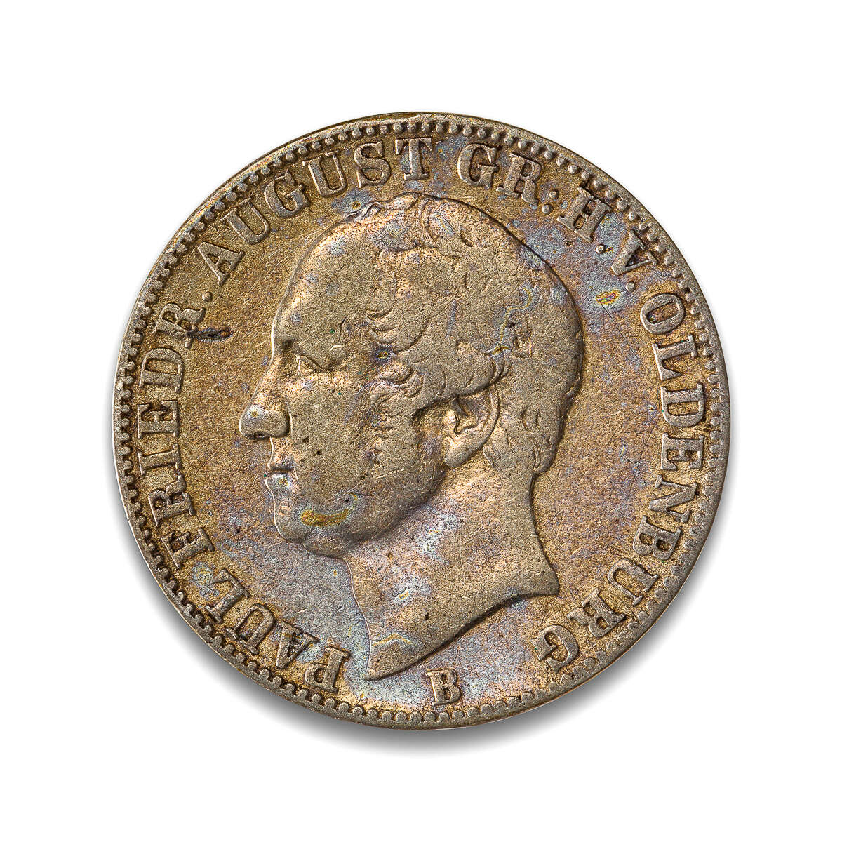 Germany 1/6 Thaler 1846 Paul Friedrich August Oldenburg F-12