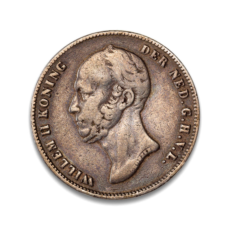 Netherlands 1/2 Gulden 1848 William II VF-20