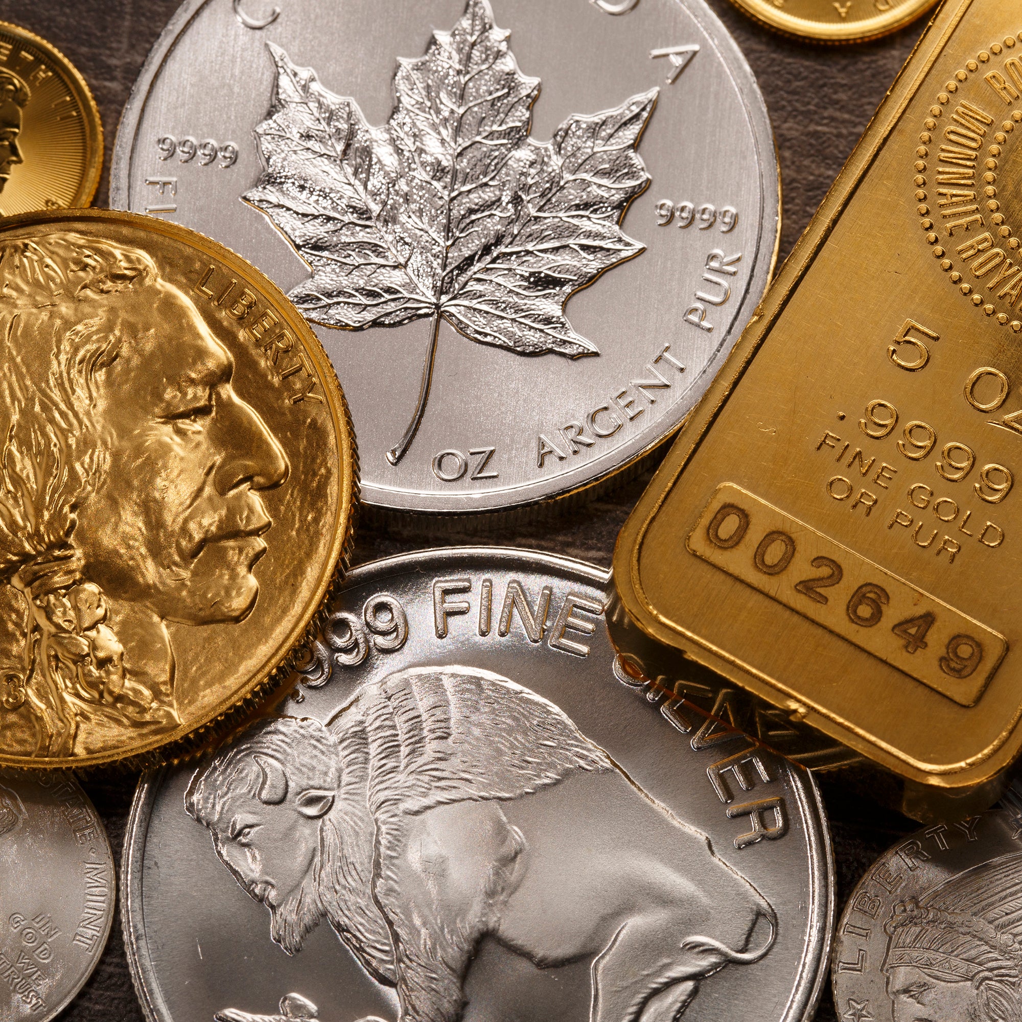 $1 1/20th oz Gold Maple Leaf Coins (Various Years)