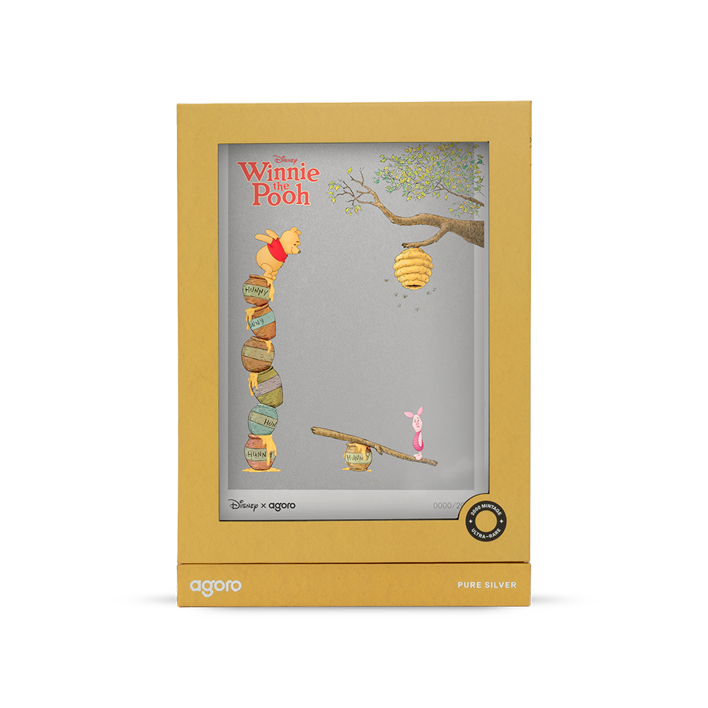 2026 $1 Disney Winnie the Pooh: Winnie & Piglet - Pure Silver Foil