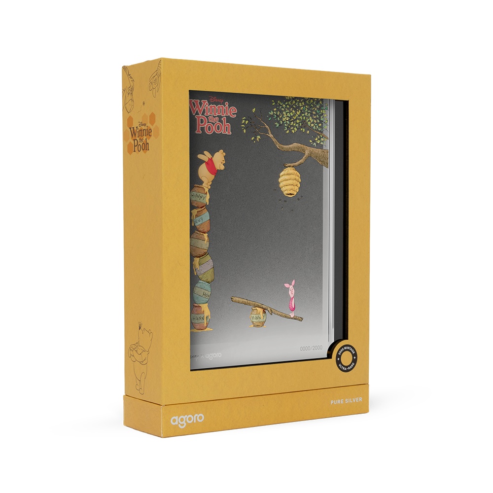 2026 $1 Disney Winnie the Pooh: Winnie & Piglet - Pure Silver Foil