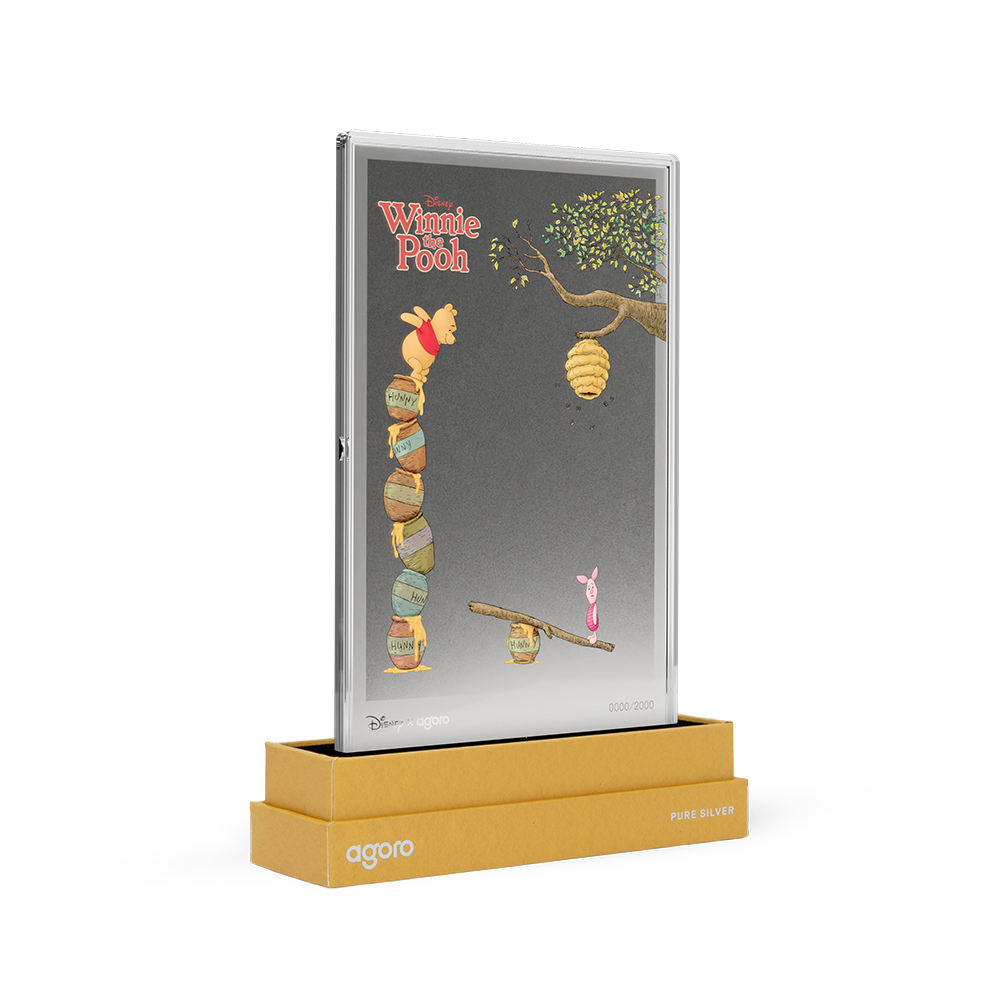 2026 $1 Disney Winnie the Pooh: Winnie & Piglet - Pure Silver Foil