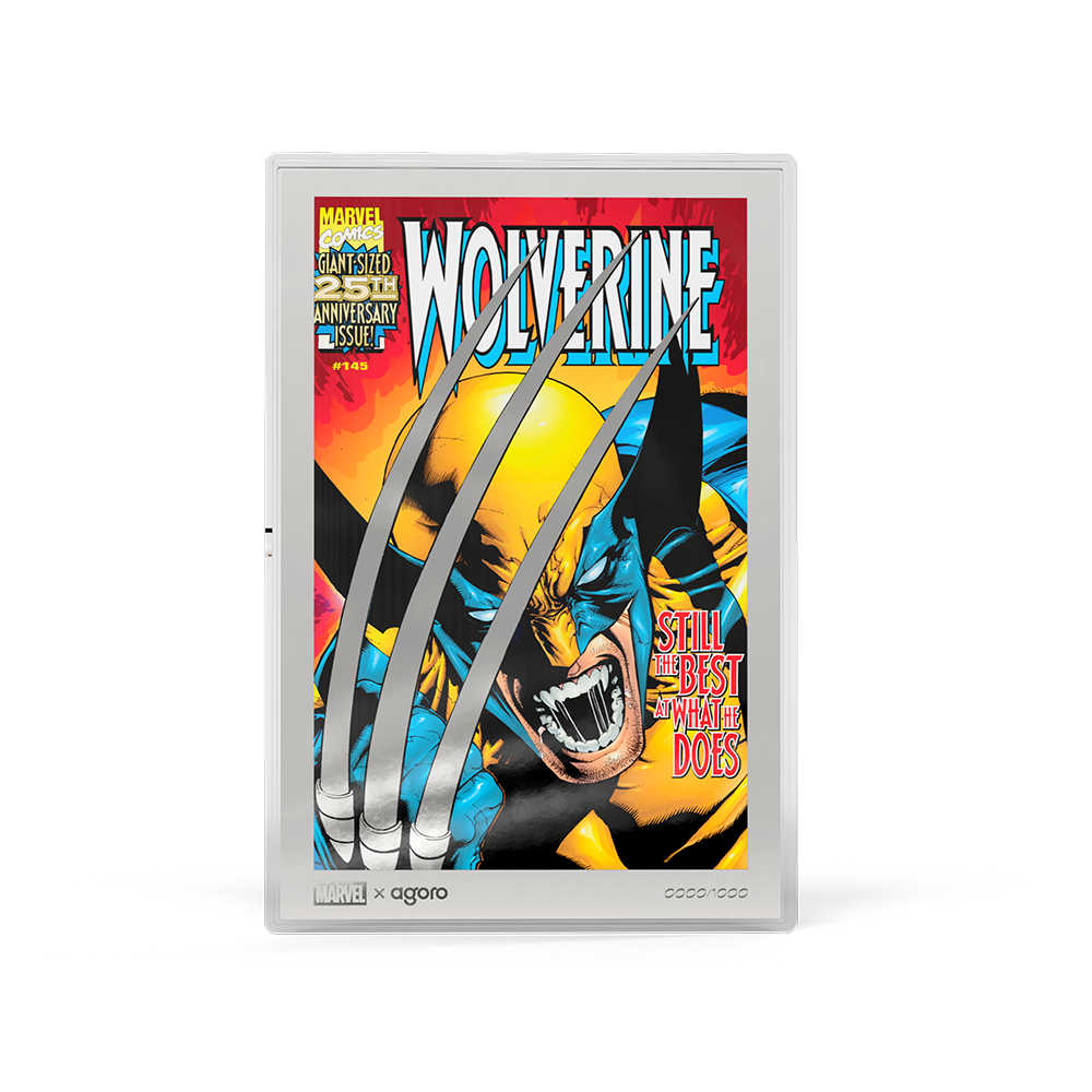 2026 $2 Marvel Wolverine Comic Covers: Wolverine #145 - Pure Silver Foil