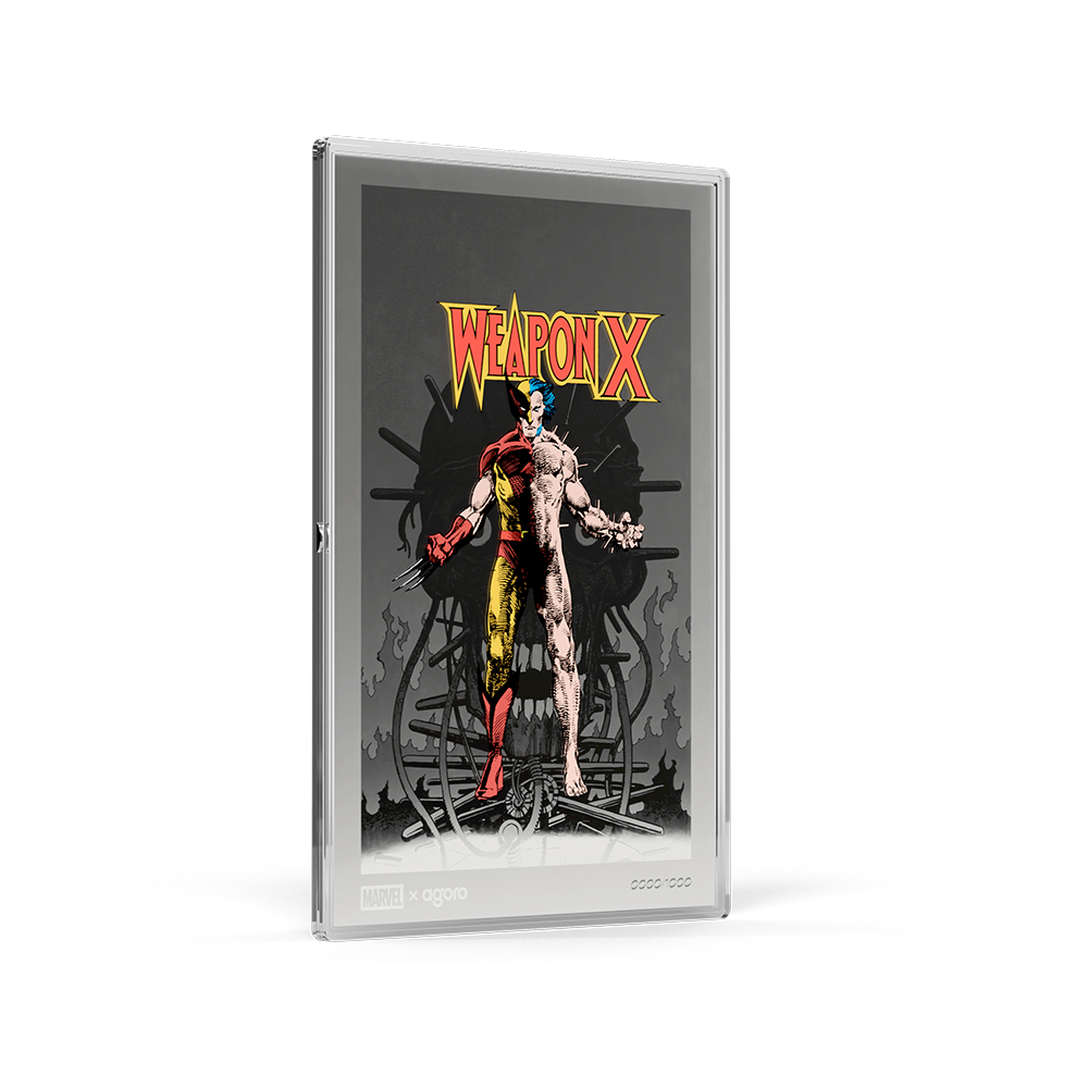 2026 $2 Marvel Wolverine Comic Covers: Wolverine Weapon X #72 - Pure Silver Foil